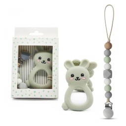 Baby Teethers Factory - OEM Natural Rubber Ring Bunny