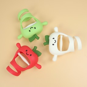 Baby Teether Factory - OEM Soft Wrist Glove Fruit Silicone