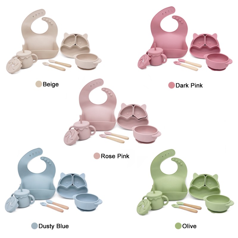 Baby Weaning Set Manufacturer - OEM Non Spill Animal Plate