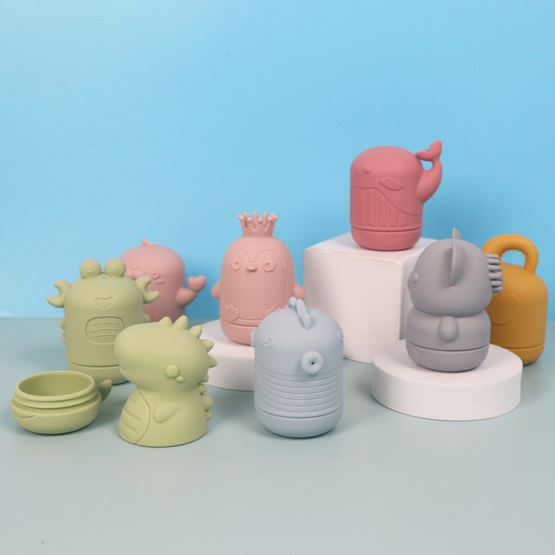 Silicone Bath Toys Manufacturer - OEM Animal Shape Water Sprayers