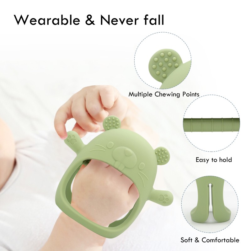 Baby Teething Toys Manufacturer - OEM BPA Free Silicone Glove