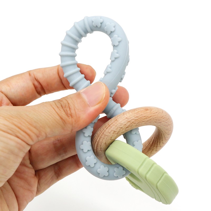 Baby Teether Factory - OEM Animal Bracelet Rattle Chew