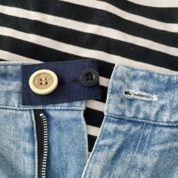 Waistband Extension Manufacturer - Comfy Denim Fabric Buckle Adjustment