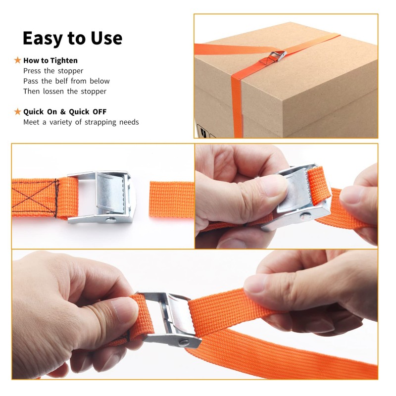 Cam Buckle Strap Supplier - 25mm Nylon PP Lashing Luggage Belt