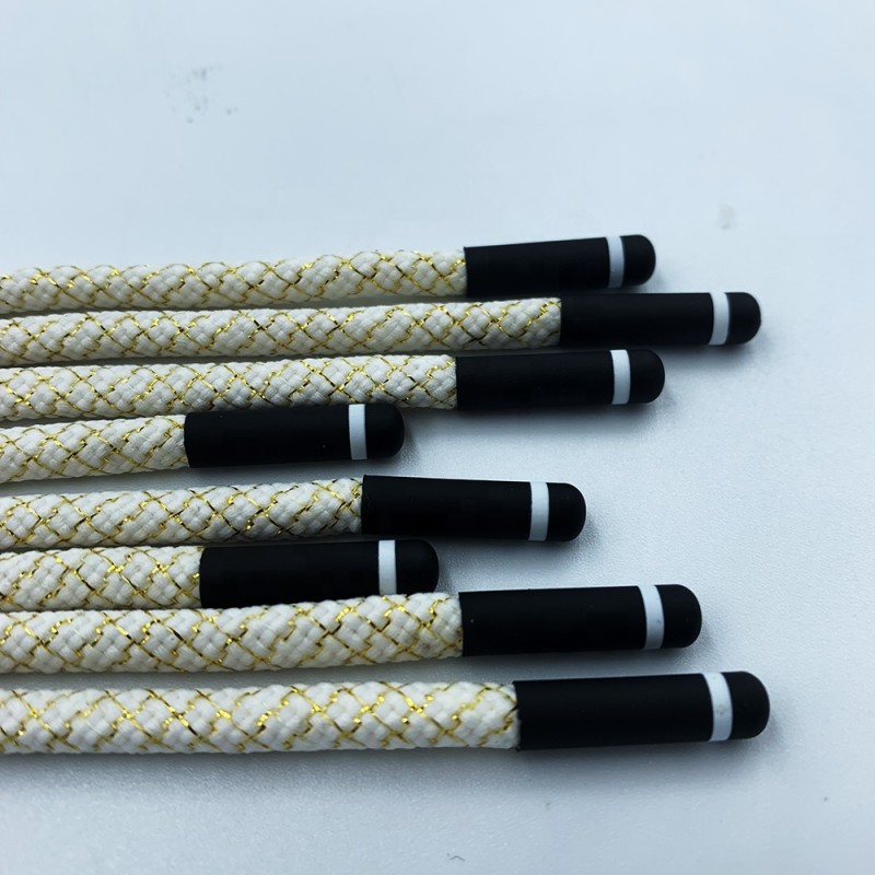 Shoelaces with Aglet Manufacturer - Wholesale Round Silicone Dipping