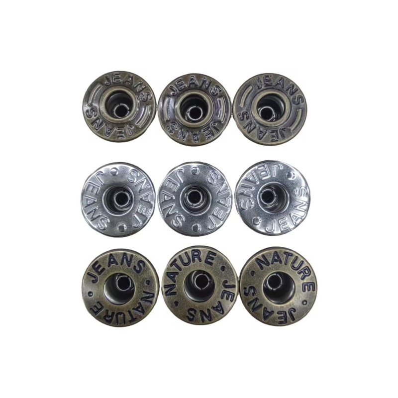 Metal Buttons Factory - Custom Embossed Detachable Rivets