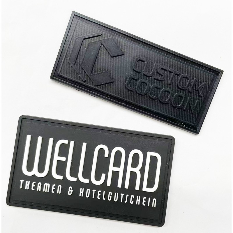 Silicone Rubber Labels Supplier - Customizable Embossed 3D Letter