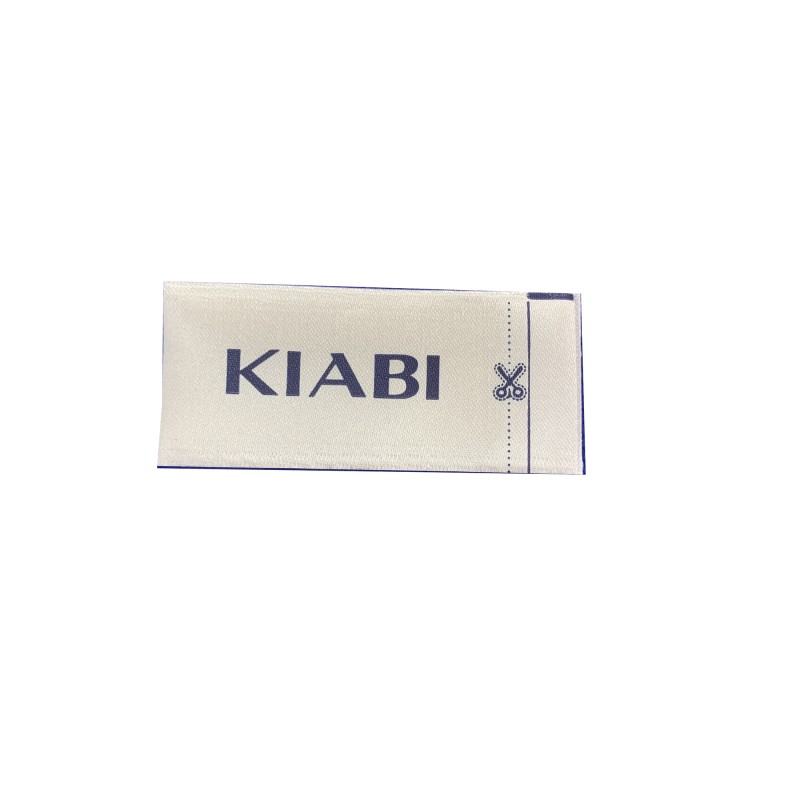 Washing Care Label Supplier - Custom Brand Print Satin for Clothing