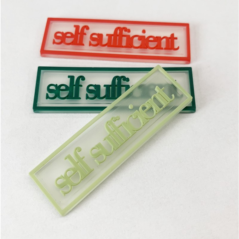 Rubber Badge Supplier - Fashion Clothing Shoes Embossed logo