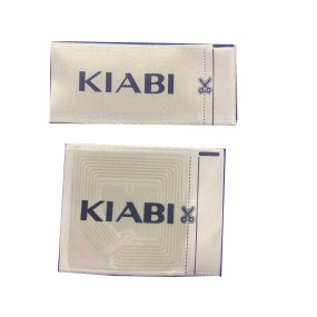 Washing Care Label Supplier - Custom Brand Print Satin for Clothing