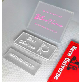 Cartoon Silicone Patch Factory - Embossed Rubber Label for Garment