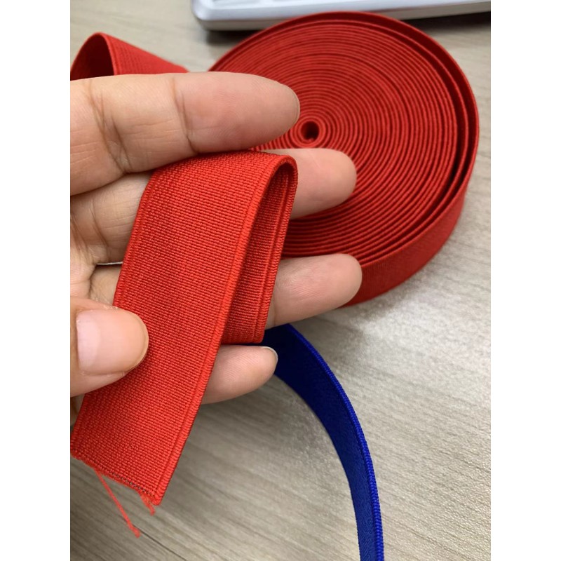 Elastic Band Factory - White Knit for Boots Bags Spandex