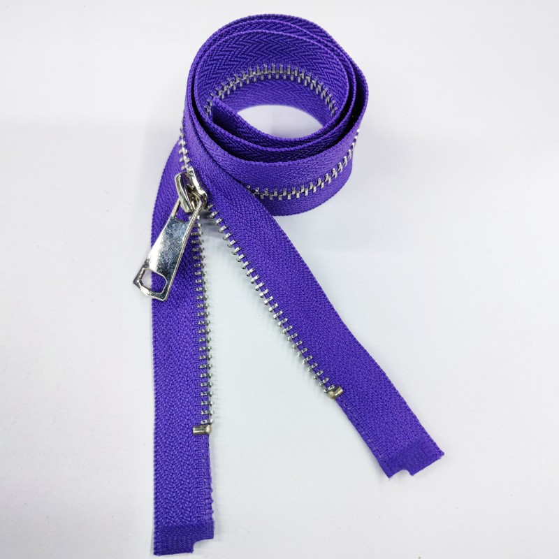 Nylon Zipper Supplier - Custom Color 5# Open-End with Metal Puller