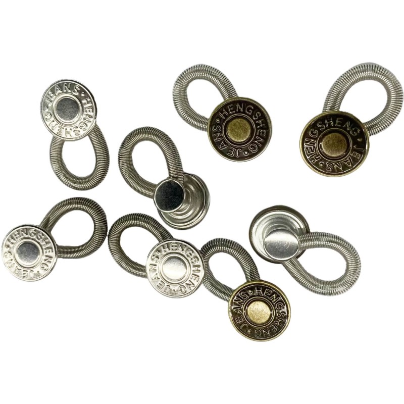 Waistband Button Manufacturer - Metal Spring Removable No-sew
