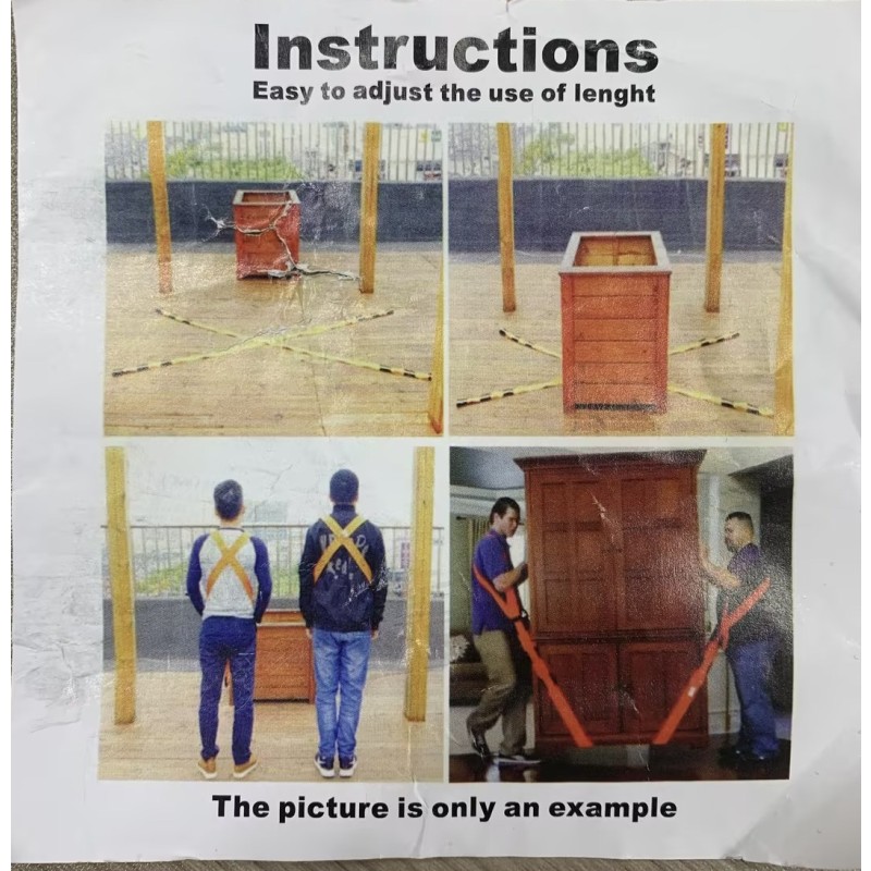 Moving Belt Manufacturer - Adjustable Lifting Heavy Duty 2 Person