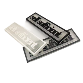 Silicone Label Manufacturer - Transparent Background Pattern Prominent