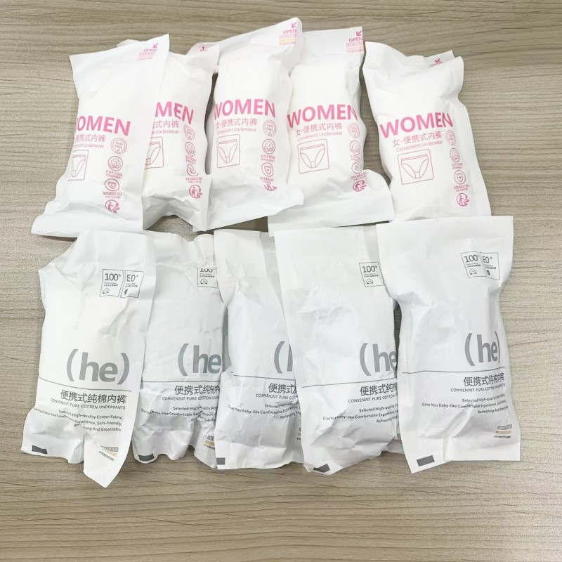 Disposable Underwear Manufacturer - Women's Nonwoven Spa Postpartum Panty