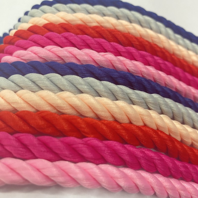 Cotton Shoelaces Factory - Customized 7mm Round Thick Twisted