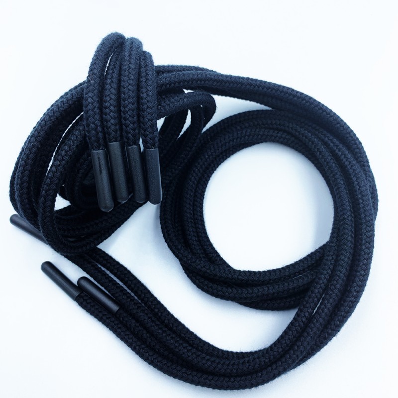 Drawcord Shoelaces Factory - High Quality Round Cotton Polyester