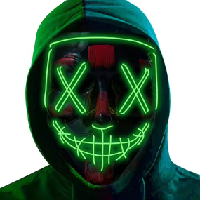 Halloween Mask Manufacturer - Hot Scary Smiley Glow Colors