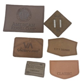 Leather Labels Supplier - Wholesale Custom Embossed Real Genuine