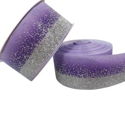 3D Print Ribbon Supplier - Fish Scale Laser Glitter Grosgrain