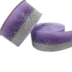 3D Print Ribbon Supplier - Fish Scale Laser Glitter Grosgrain