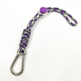 Hand Lanyard Supplier - Adjustable Short Metal Carabiner