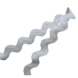 Polyester Lace Trimming Factory - Rayon Waved Zigzag Edge