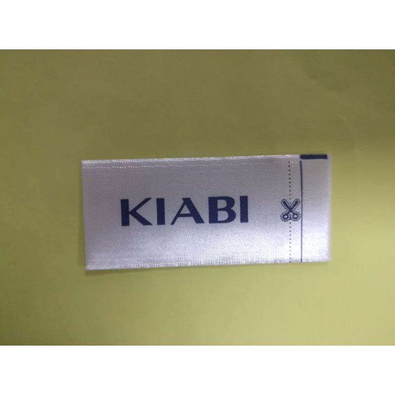 Satin Label Supplier - ANTITHEFT Printed Back Neck Main