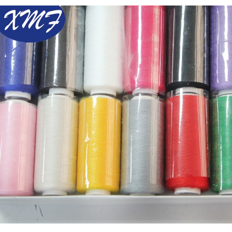 Polyester Thread Supplier - 12 Colors 100% 350m Per Corn