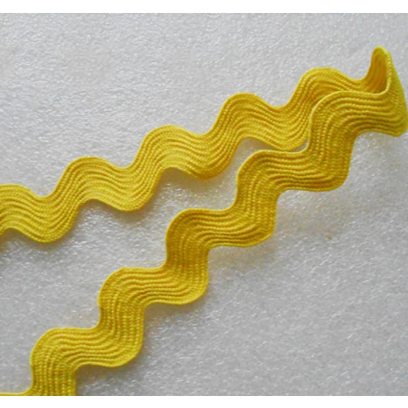 Polyester Lace Trimming Factory - Rayon Waved Zigzag Edge