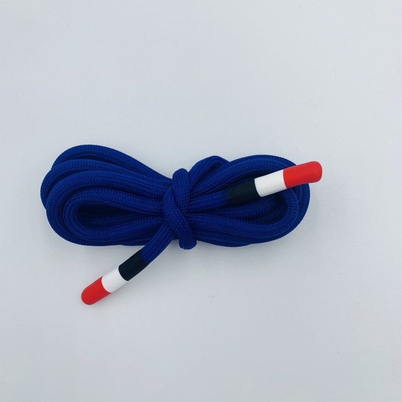 Round Shoelaces Supplier - Custom Logo Polyester Cord Silicone Tip