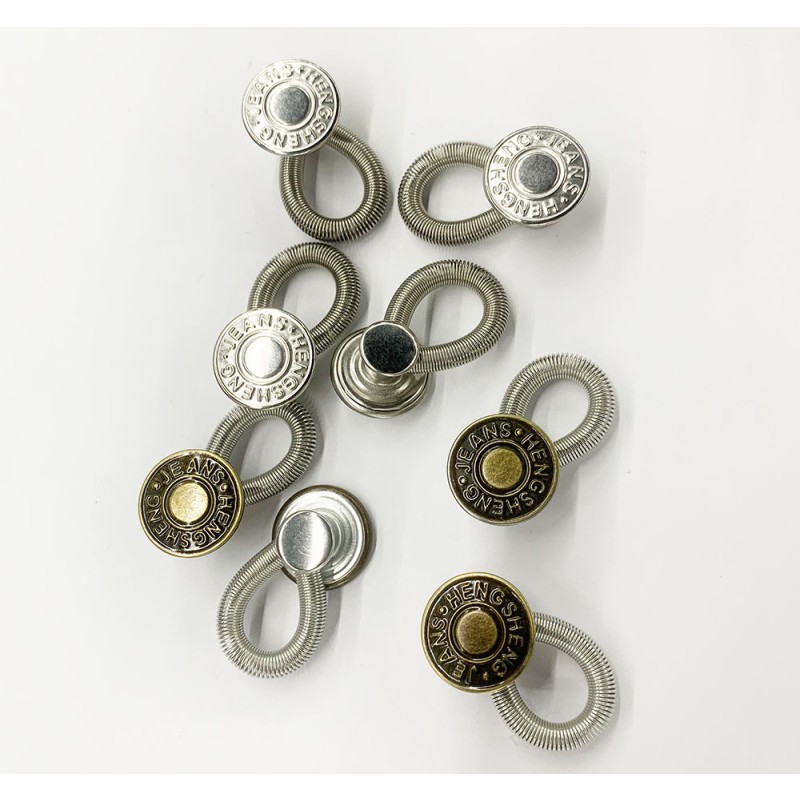 Jeans Buttons Manufacturer - Extendable Retractable Waist Adjusted