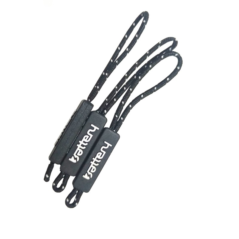 Zipper Puller Manufacturer - Customers Brand Name Soft PVC Cord