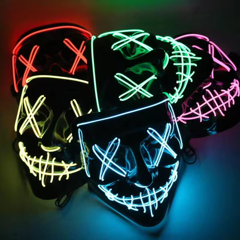 Halloween Mask Manufacturer - Hot Scary Smiley Glow Colors