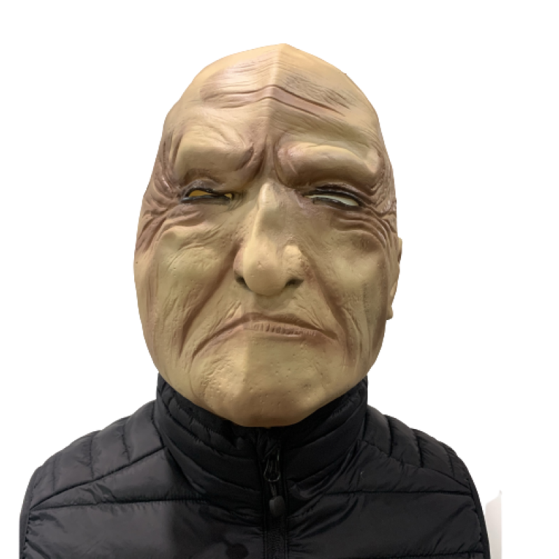 Silicone Mask Factory - Halloween Dark Skin Old Man Custom