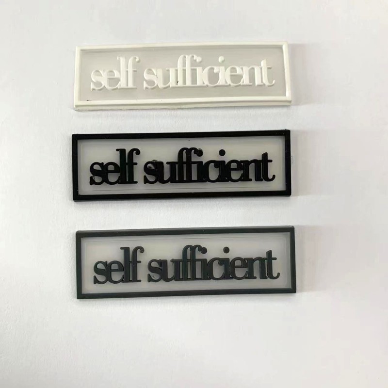 Rubber Silicone Patch Supplier - 3D Raised Effect Brand Name