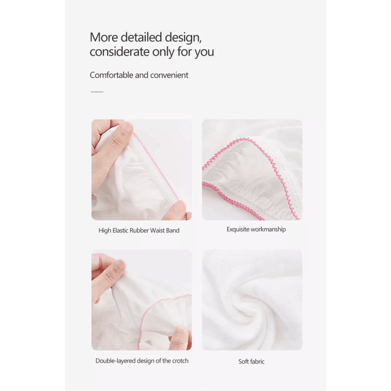 Cotton Underwear Manufacturer - Breathable 100% Disposable Maternity