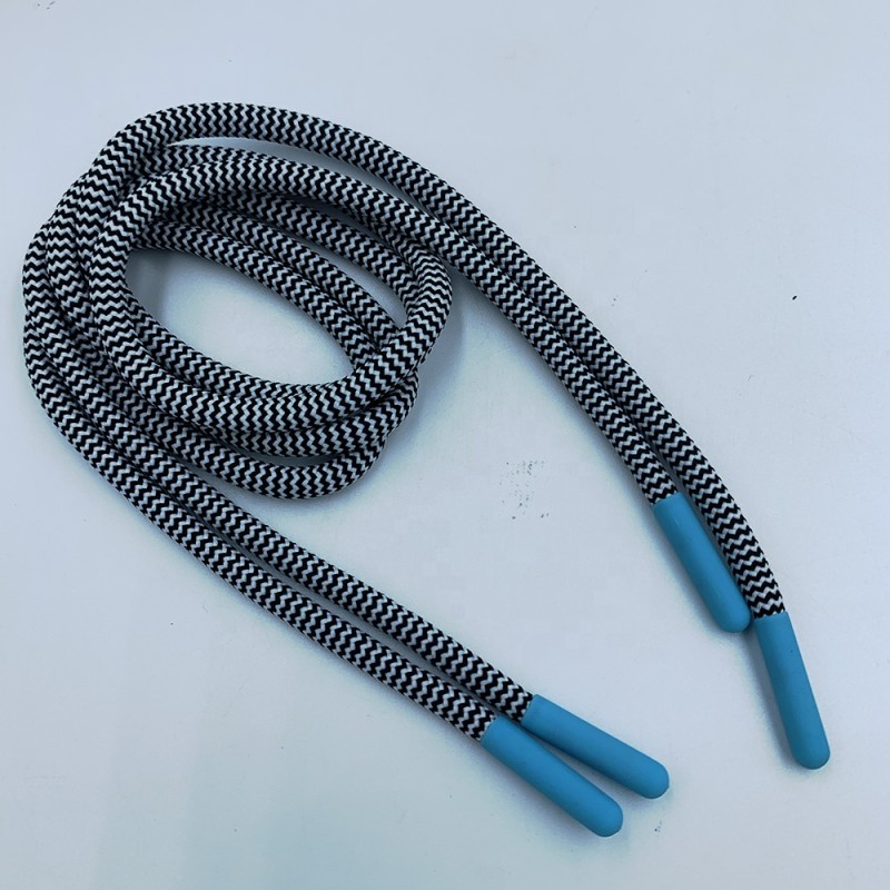 Shoelaces with Aglet Manufacturer - Wholesale Round Silicone Dipping