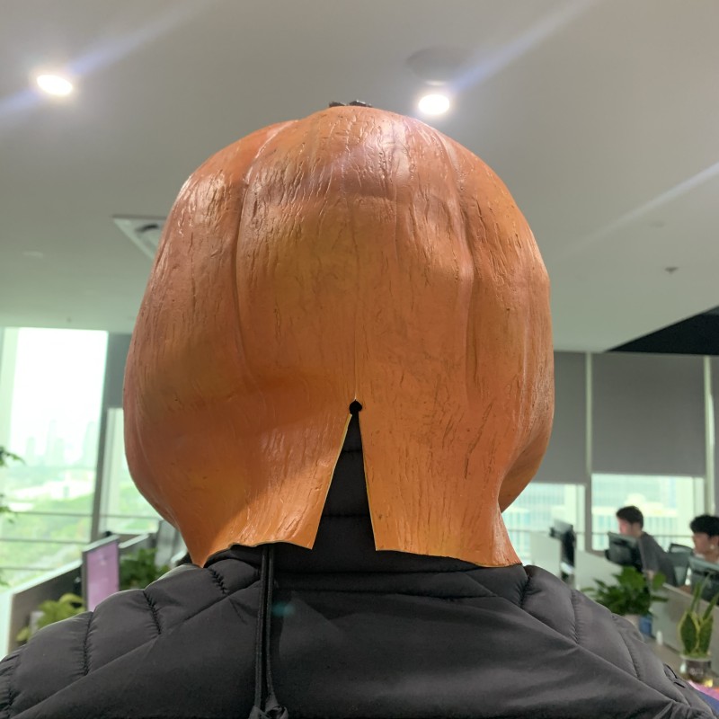 Halloween Mask Manufacturer - Pumpkin Demon Latex Scary