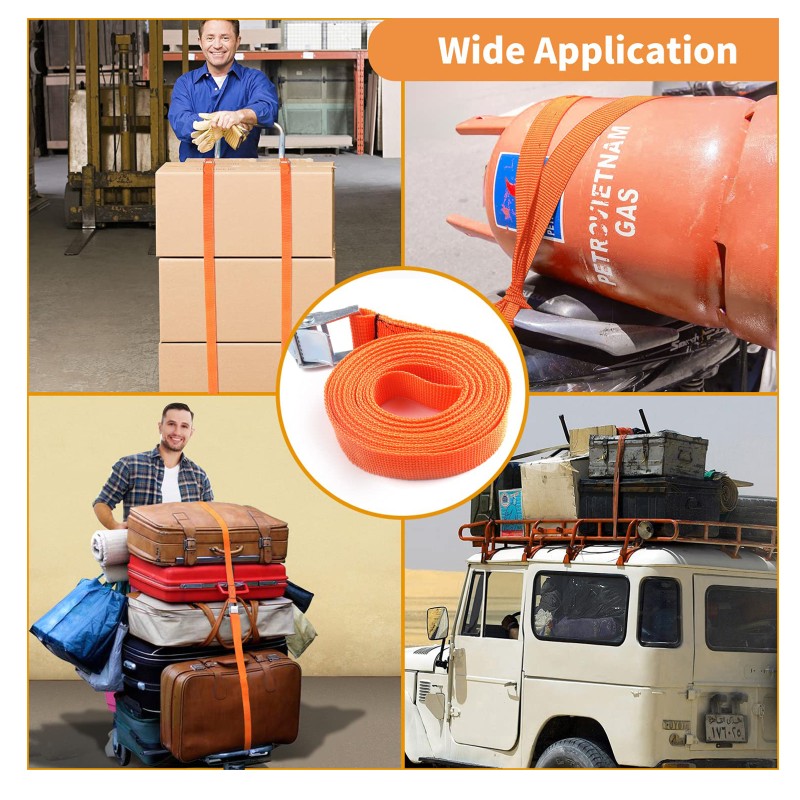 Cam Buckle Strap Supplier - 25mm Nylon PP Lashing Luggage Belt