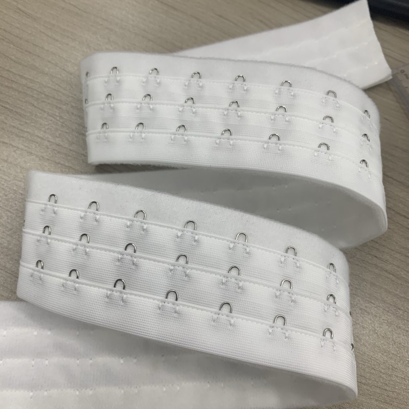 Hook and Eye Tape Manufacturer - Wholesale 3 Lines Coated Silver