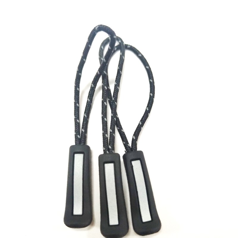 Zipper Puller Manufacturer - Customers Brand Name Soft PVC Cord