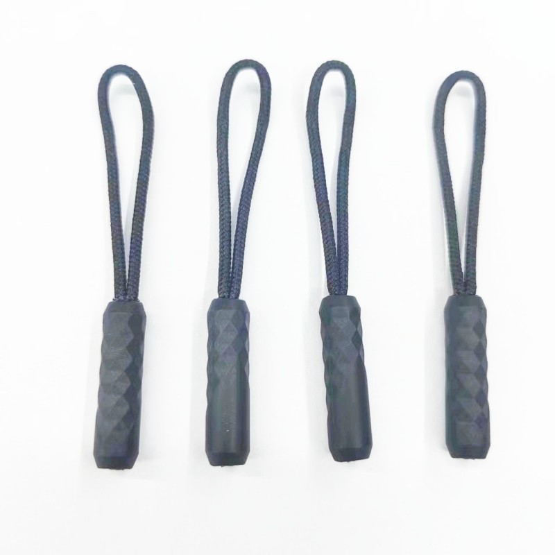 Sling Zipper Puller Manufacturer - Custom Loop Nylon Injection Tail