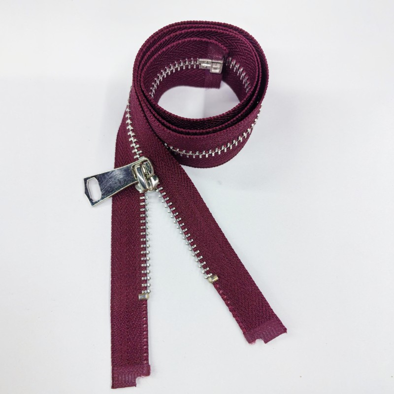 Nylon Zipper Supplier - Custom Color 5# Open-End with Metal Puller