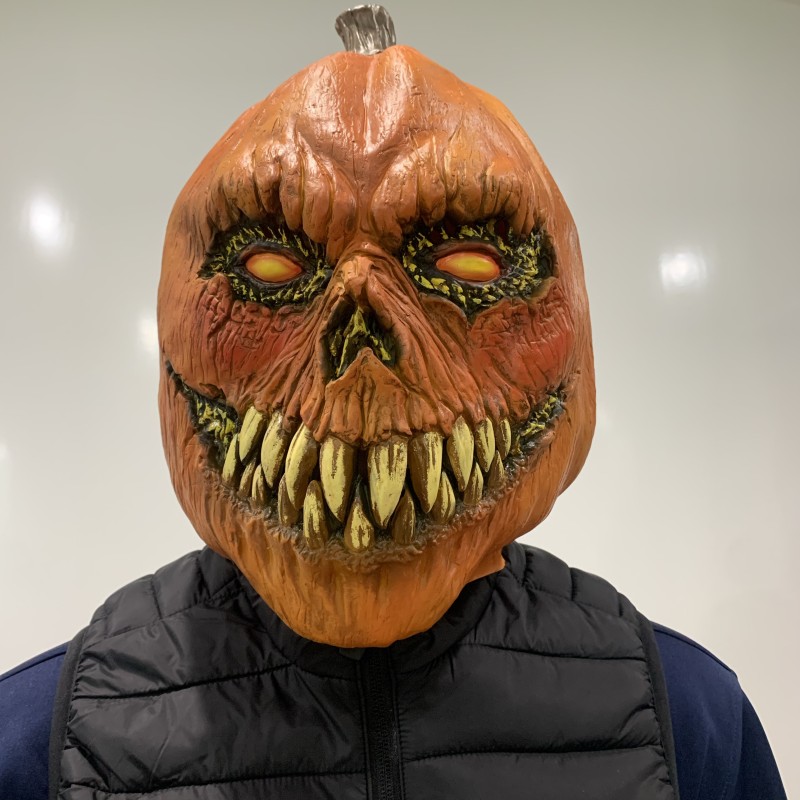 Halloween Mask Manufacturer - Pumpkin Demon Latex Scary