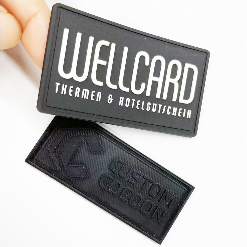Silicone Rubber Labels Supplier - Customizable Embossed 3D Letter