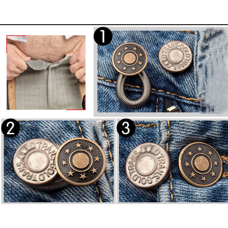 Jeans Metal Button Supplier - Unisex Magic Extender Snap
