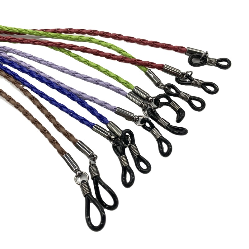 Eyewear Strap Supplier - Hot Selling Weave Twist Chain PU